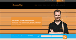 Desktop Screenshot of drummingmad.com